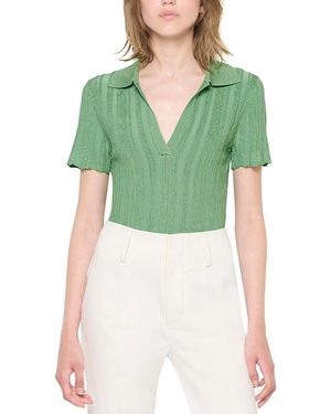 AS by DF Tilda Ribbed Top - Green