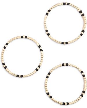 Roxanne Assoulin Bracelet Stack, Set Of 3 - Natural