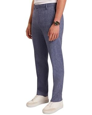 Ted Baker Givrant Slim Fit Linen Pants - Blue
