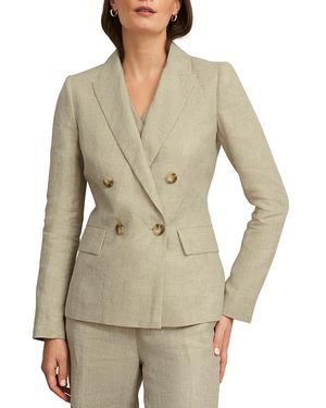Hobbs Alessia Linen Jacket - Natural