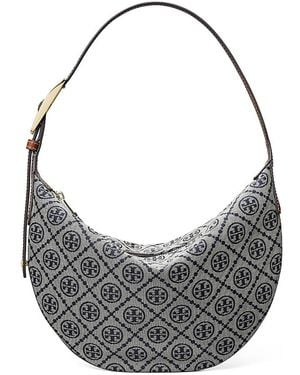 Tory Burch T Monogram Small Balloon Bag - Gray