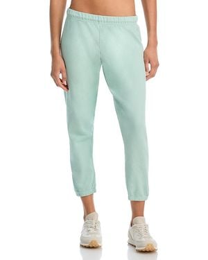 Aqua Avery Cropped Sweatpants - Blue