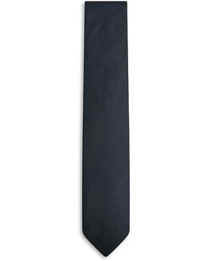 Reiss Ceremony Textured Classic Tie - Blue