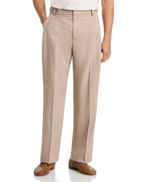 HUGO Fadi Modern Fit Wool Blend Pants - Natural