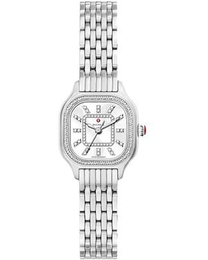 Michele Meggie Mini Watch, 25Mm X 23Mm - White