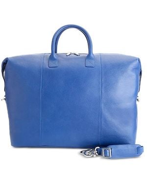 ROYCE New York Weekender Extra Large Duffel Bag - Blue