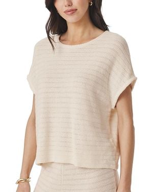 Splendid Marisol Short Sleeve Top - Natural