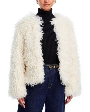 4th & Reckless Nella Faux Fur Jacket - Blue