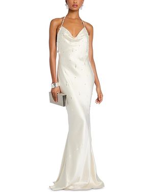 retroféte Tuva Embellished Dress - White