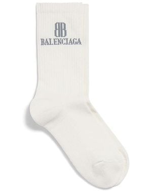 Balenciaga Nano Bb Socks - White