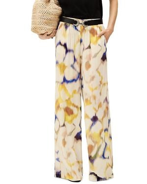 Ba&sh Fipan Floral Print Pants - Metallic