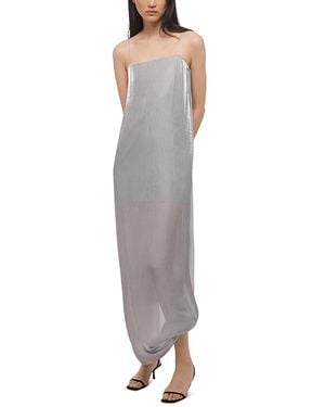 Helmut Lang Fluid Slip Dress - Gray