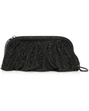 Aqua Irina Evening Clutch - Black
