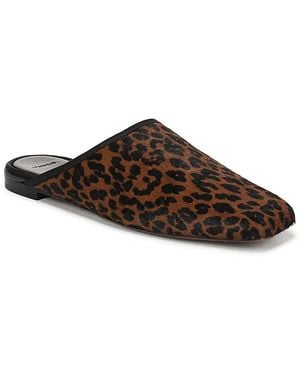 Vince Dakota Calf Hair Mules - Brown