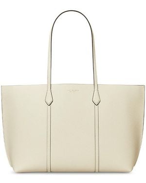 Tory Burch Perry Leather Tote - Natural