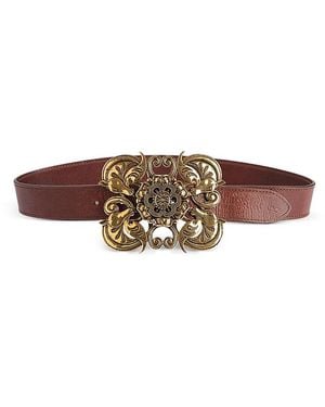 Chloé Modern Talismen Leather Belt - Brown