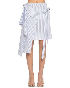 Des Phemmes Des_Phemmes Panel Wrap Skirt - White