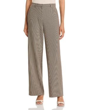 Aqua Printed Wide Leg Pants - Gray