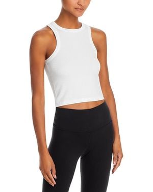 Splits59 Kiki Cropped Tank Top - White