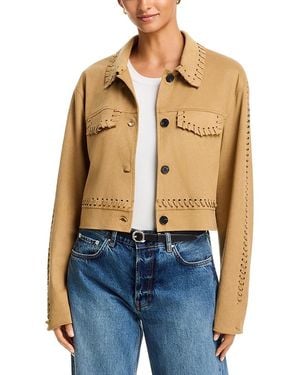 AREA STARS Wren Whipstitch Jacket - Blue
