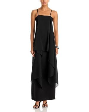 AYA MUSE Noema Tiered Overlay Cami Top - Black