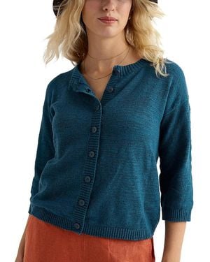 Seasalt Cornwall Pentire Steps Cardigan - Blue
