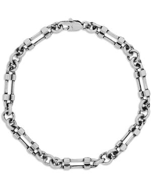 Saint Laurent Bolt Chain Bracelet - Metallic