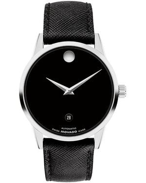 Movado Museum Classic Automatic Watch, 40Mm - Black