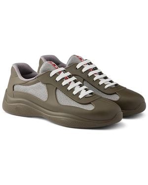 Prada America's Cup Soft Rubber And Bike Fabric Sneakers - Multicolor