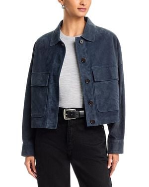 Arma Miri Suede Jacket - Blue