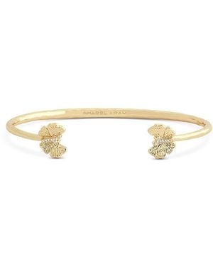 Anabel Aram Pave Butterfly Cuff Bracelet - Metallic