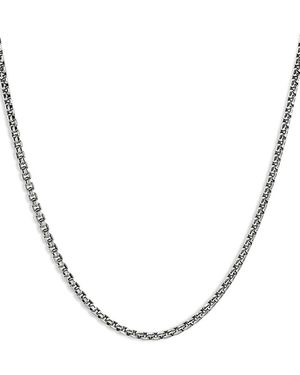 John Hardy Sterling Chain Box Link Necklace, 22/24 - Metallic