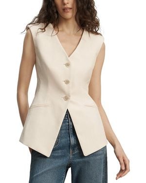 Veronica Beard Gillson Vest - Natural