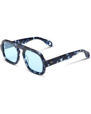 Elisa Johnson Jane Aviator Sunglasses, 54Mm - Blue