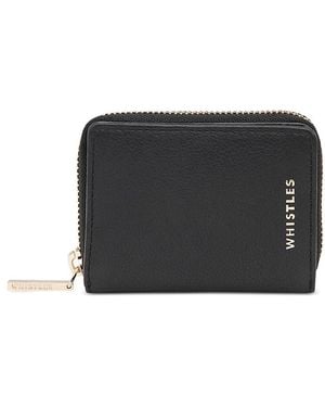 Whistles Koa Compact Wallet - Black