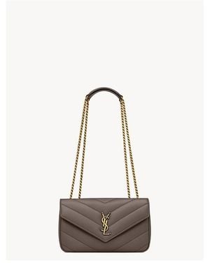 Saint Laurent Loulou Small Bag - White