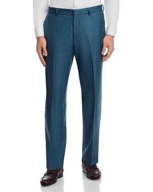 Vince Wool, Silk & Linen Melange Suit Pants - Blue