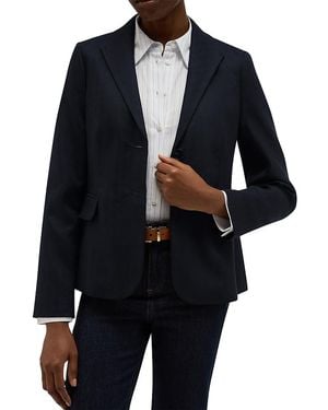 Hobbs Analise Single Breasted Shawl Collar Jacket - Blue