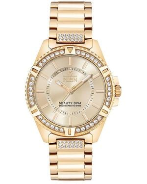 Philipp Plein Beauty Diva Crystal Watch, 40Mm - Metallic