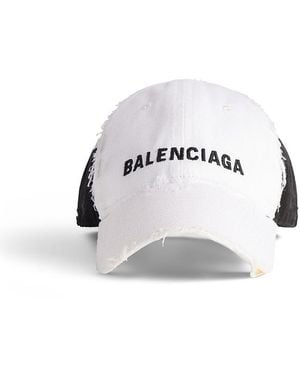 Balenciaga Upcycled Cap - White