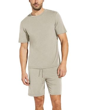 Eberjey Henry Short Pajama Set - Gray