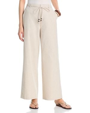 Lucy Paris Logan Tie Pants - White