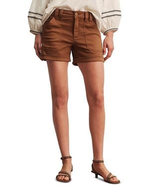 Sanctuary Wander On High Rise Jean Shorts - Brown