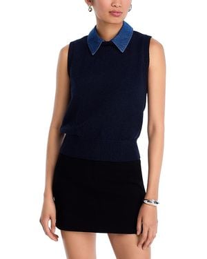 Steve Madden Jeane Sweater Vest - Blue