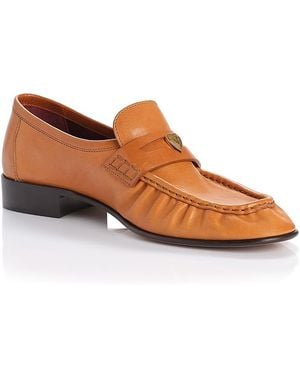 Chloé Letti Leather Loafers - Brown