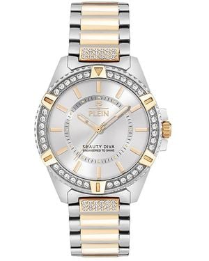 Philipp Plein Beauty Diva Watch, 40Mm - Metallic