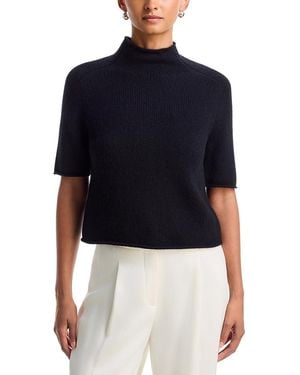 Lisa Yang Fride Cashmere Mock Neck Sweater - Blue