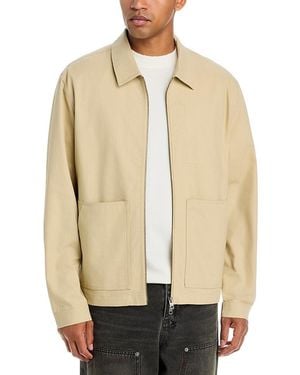 Solid Lightweight Twill Jacket - Natural