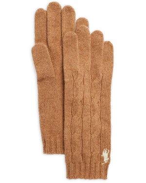 Polo Ralph Lauren Wool & Cashmere Classic Gloves - Brown