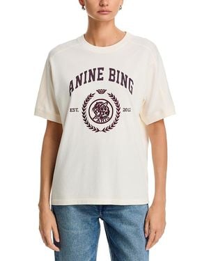 Anine Bing Jaylin Tee - White